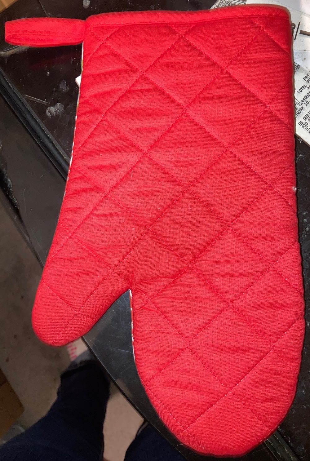 Forest Holiday Oven Mitt  (Cooking) ornament collectible [Barcode 825540080585] - Main Image 2