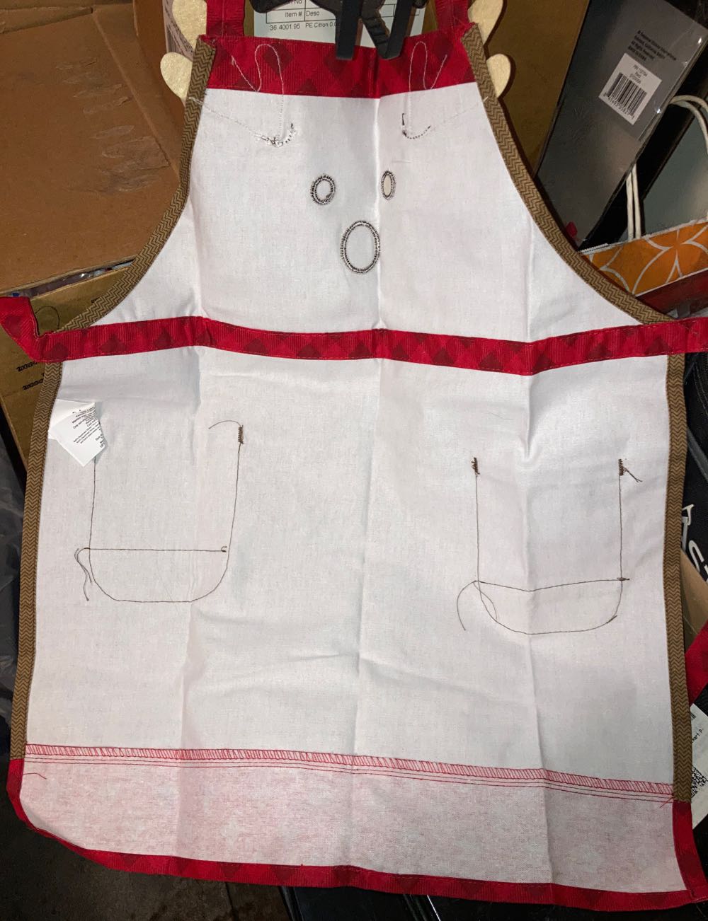 Reindeer Apron - Kids  (Cooking) ornament collectible - Main Image 2