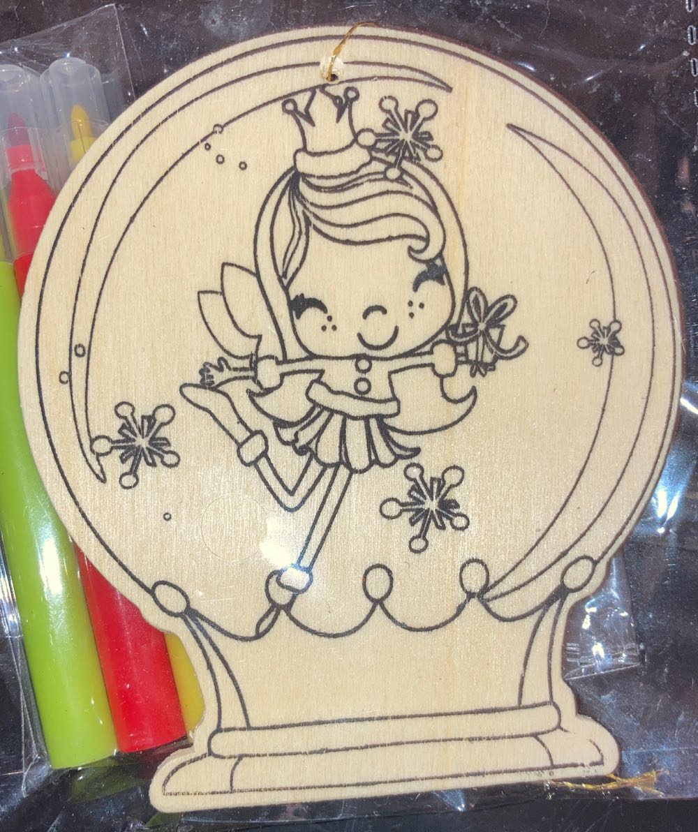 Wood Ornaments (3) Kit - Lil Man ornament collectible [Barcode 886946033865] - Main Image 4