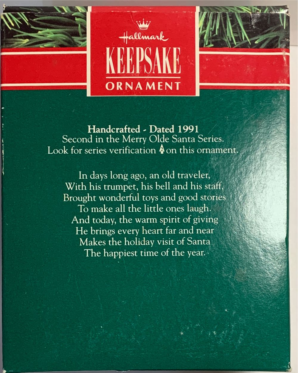 Merry Olde Santa #2 - Merry Olde Santa (Santa) ornament collectible [Barcode 070000027505] - Main Image 2