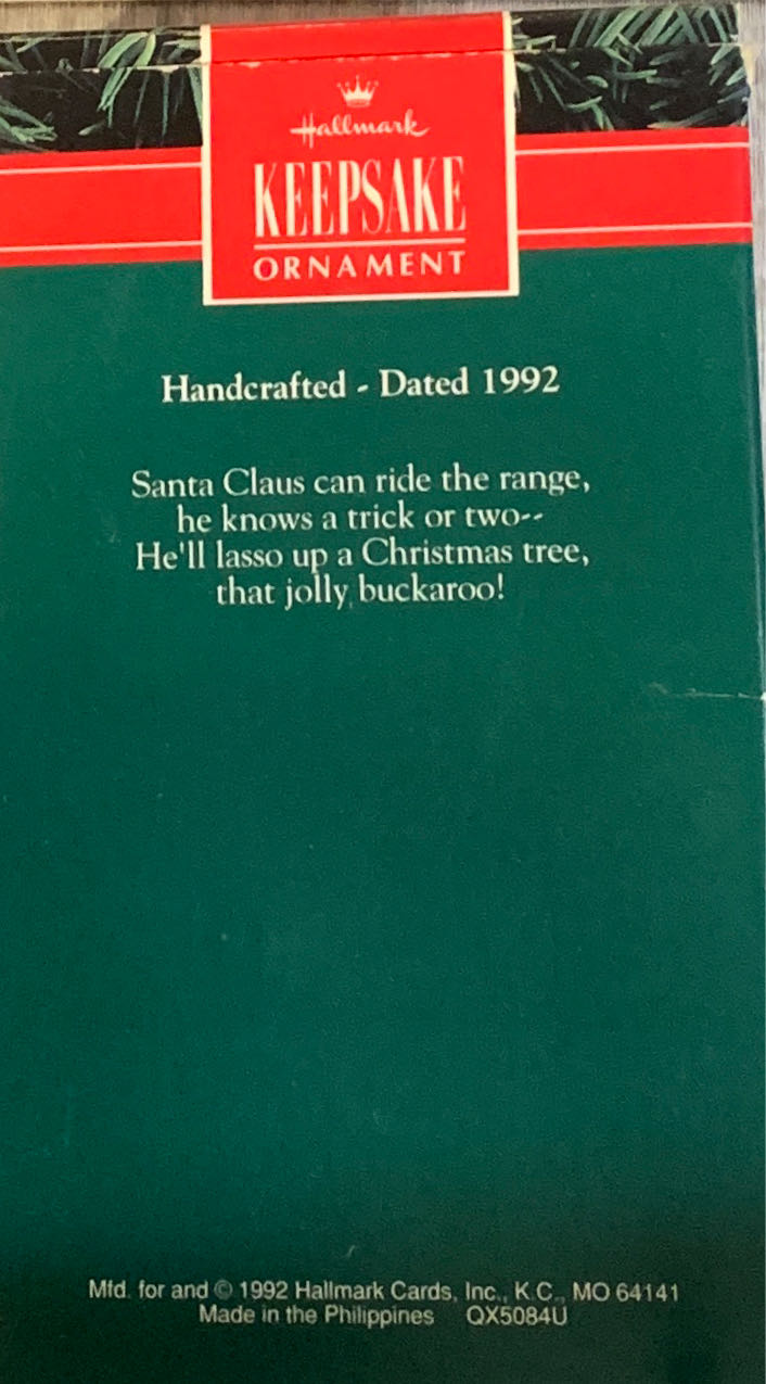 Santa’s Roundup  ornament collectible [Barcode 070000027444] - Main Image 2