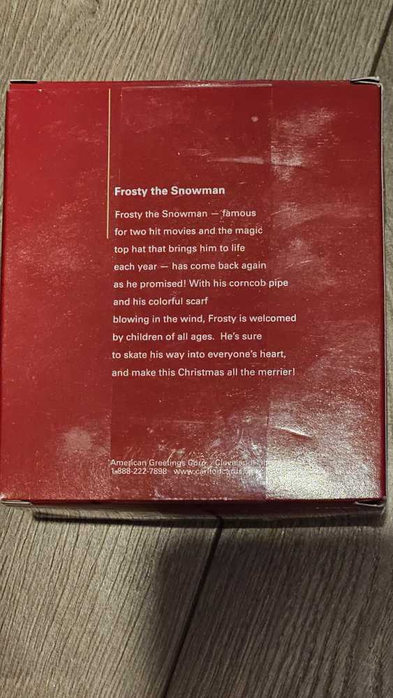 Frosty the Snowman - Frosty The Snowman (Frosty The Snowman) ornament collectible [Barcode 661526376033] - Main Image 2