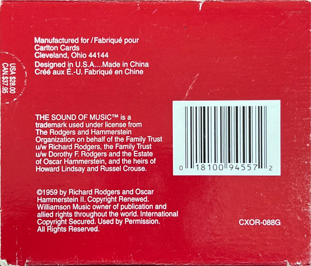 The Sound Of Music  (Movies) ornament collectible [Barcode 018100945572] - Main Image 3