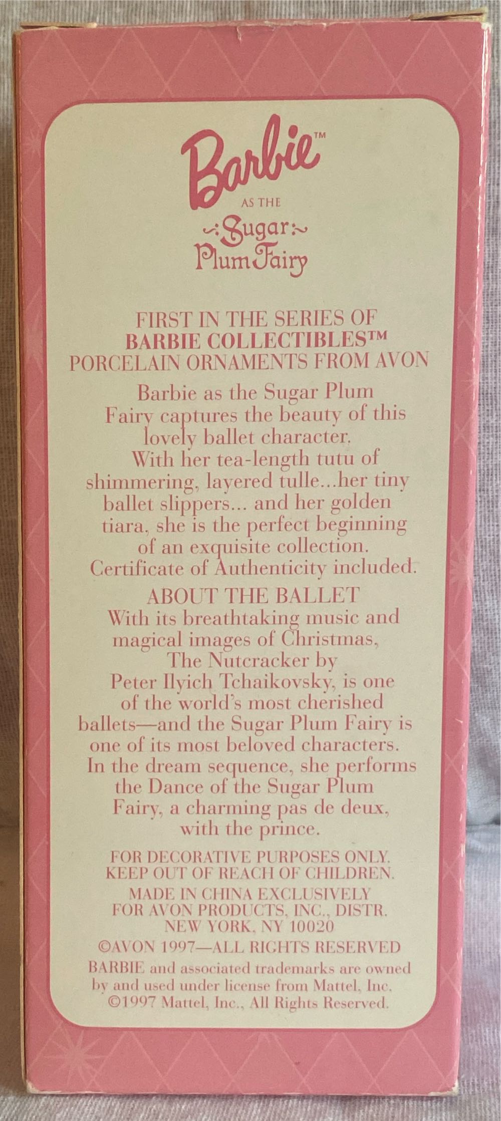 Barbie as the Sugar Plum Fairy - Ballerina (Baribe) ornament collectible - Main Image 4