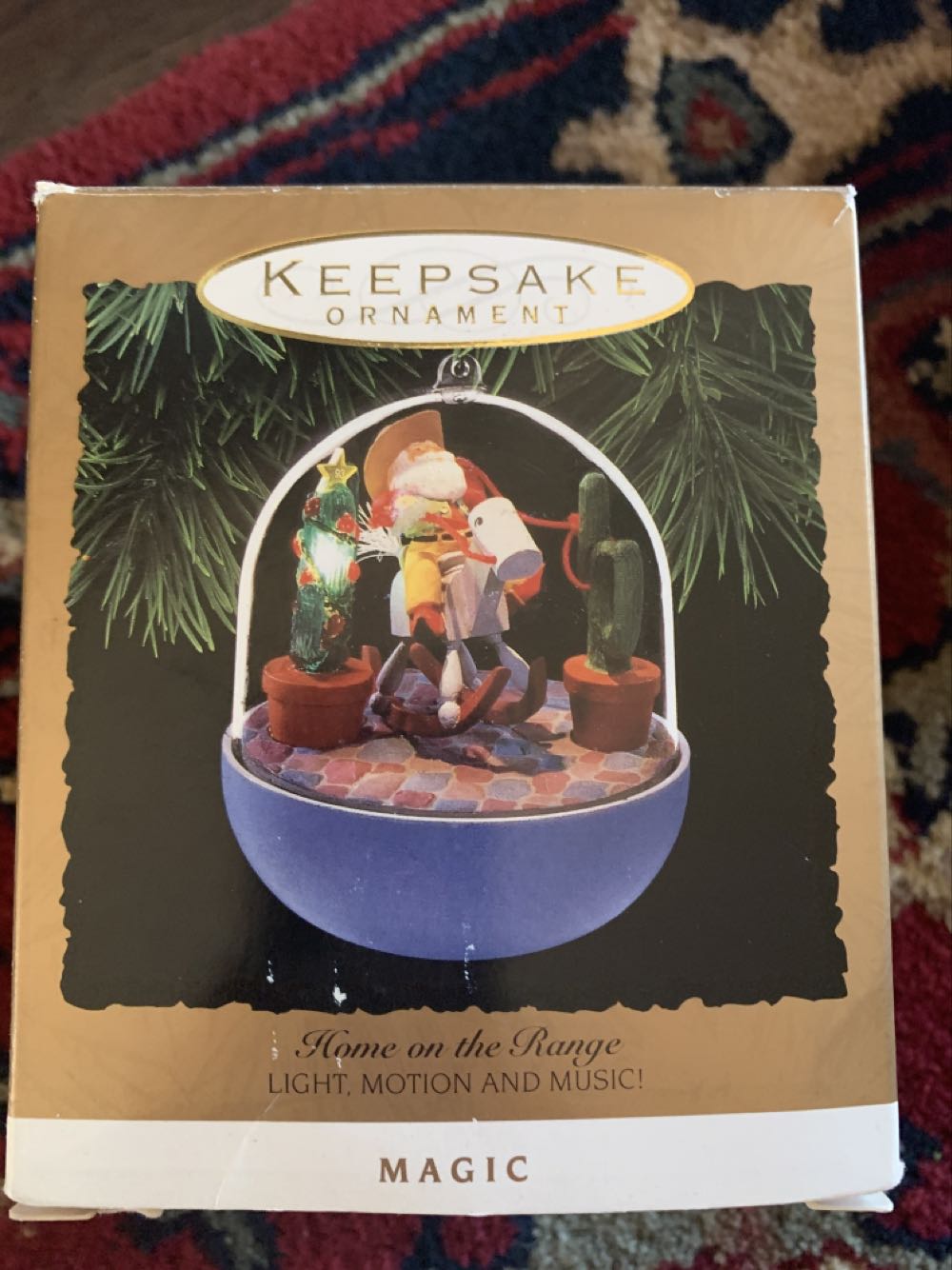 Enesco. Treasury Of Christmas Ornaments. Pizza Hut. 1992. 1st In Series. Special Pizza Delivery.