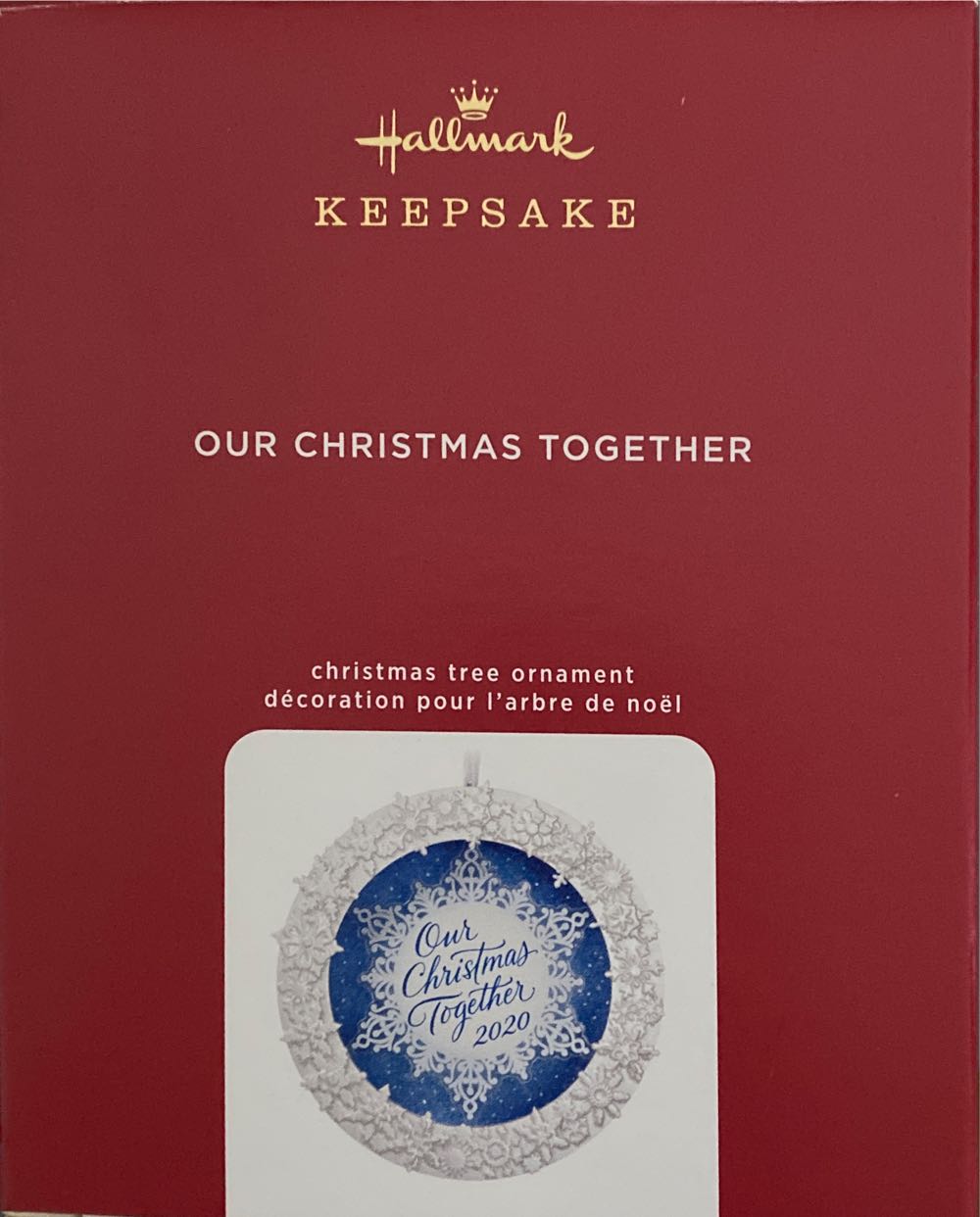 Our Christmas Together 2020 - Our Christmas Together (You & Me) ornament collectible [Barcode 763795555826] - Main Image 3