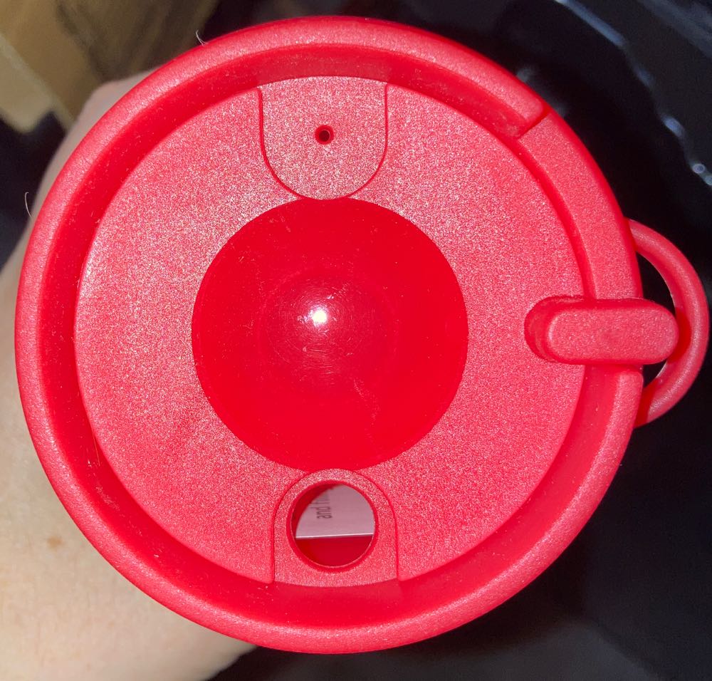 Santa “Believe” Sm Insulated Cup w/Lid  (Christmas) ornament collectible [Barcode 657284638131] - Main Image 3