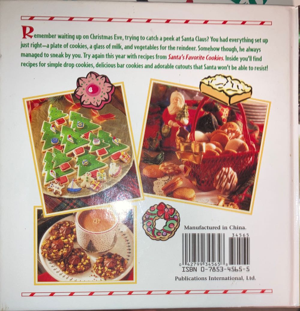 Santa’s Favorite Sweet Treats For The Christmas Season  (Cooking) ornament collectible [Barcode 042799345658] - Main Image 2