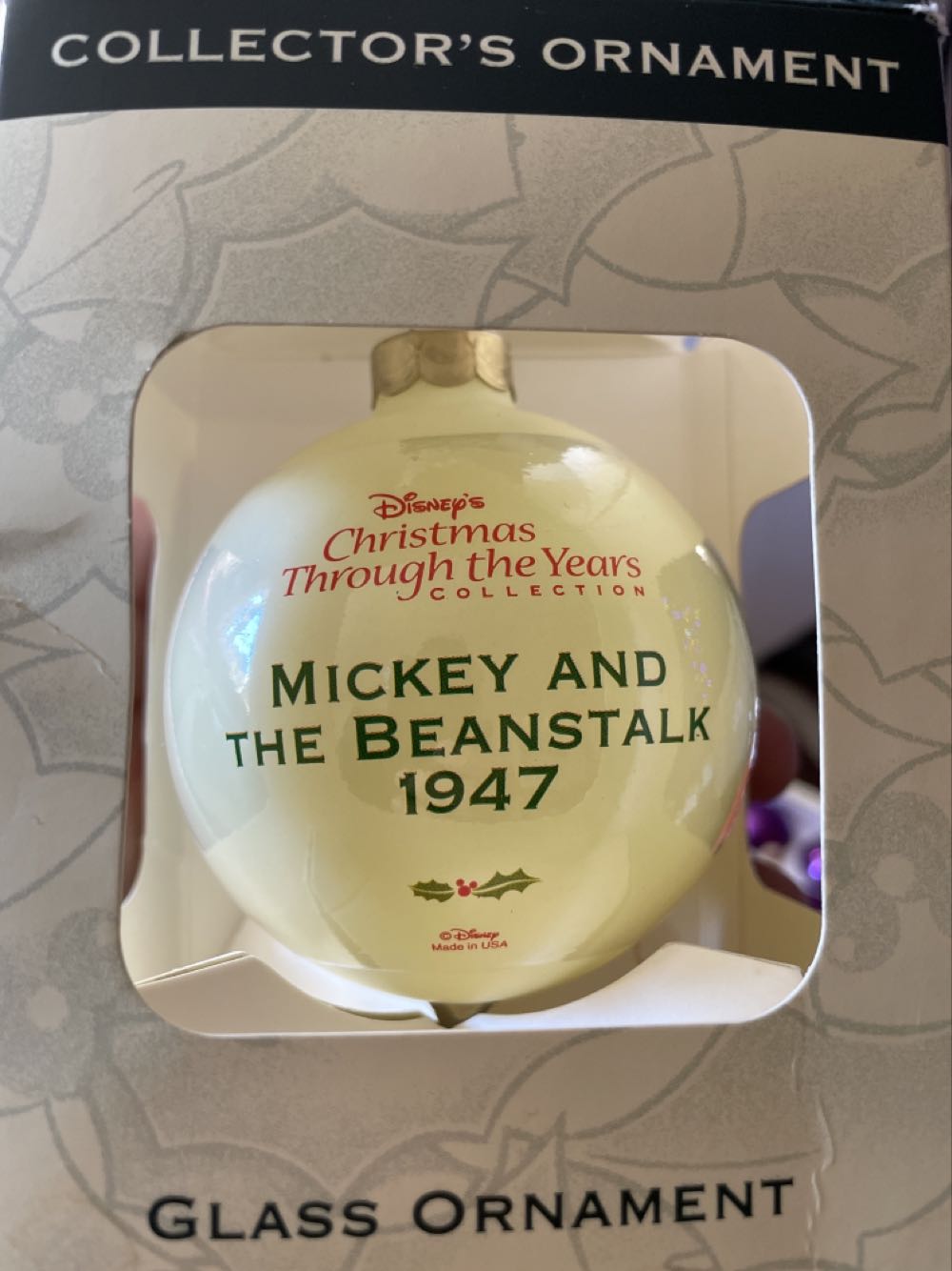 Mickey And The Beanstalk - Disneys Christmas Through The Years ornament collectible [Barcode 400153002461] - Main Image 2