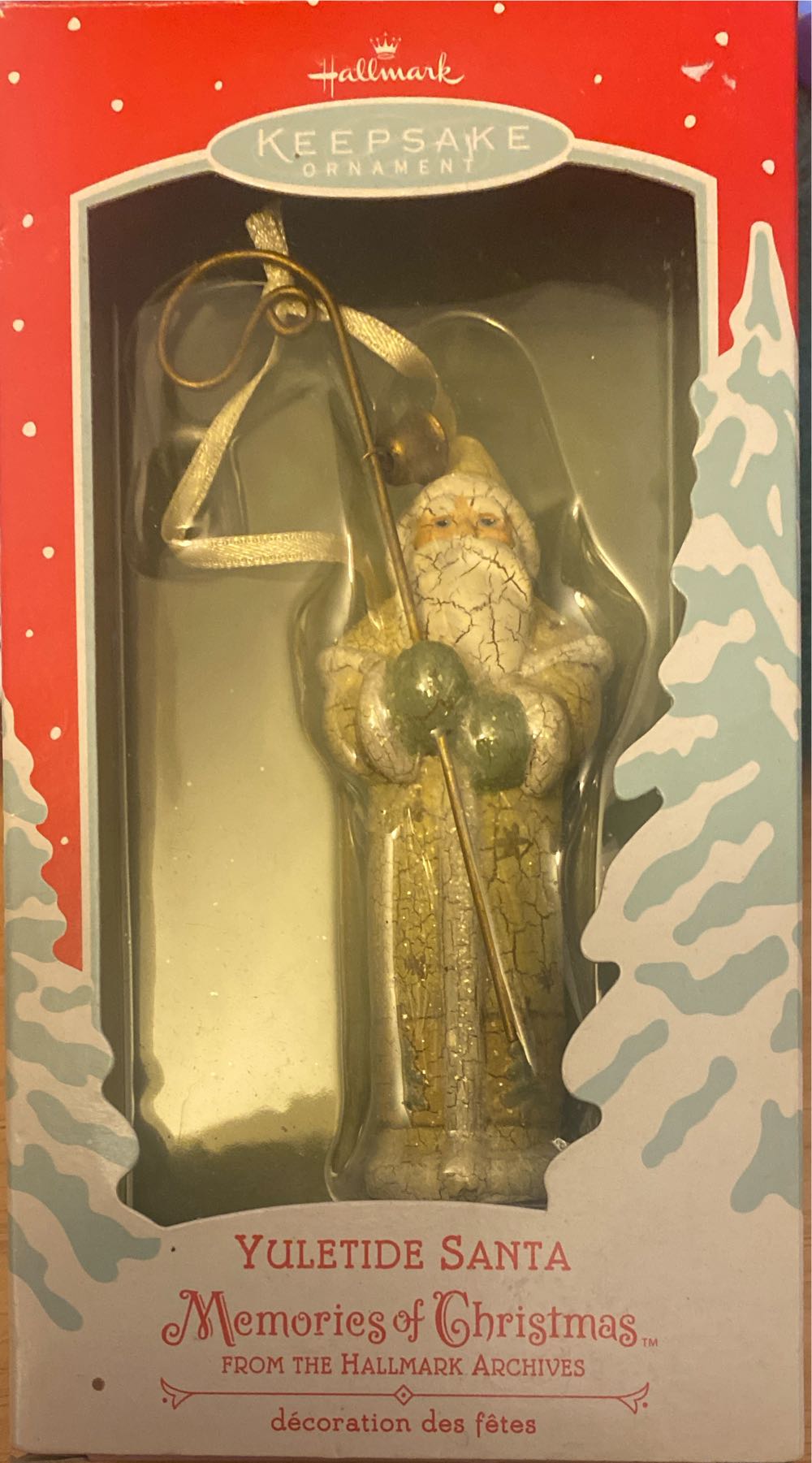 Memories Of Christmas - Yuletide Santa - Santa (Collection) ornament collectible [Barcode 015012686067] - Main Image 2