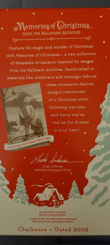 A Winters Ride - Memories Of Christmas Collection (Memories of Christmas) ornament collectible [Barcode 015012706185] - Main Image 3