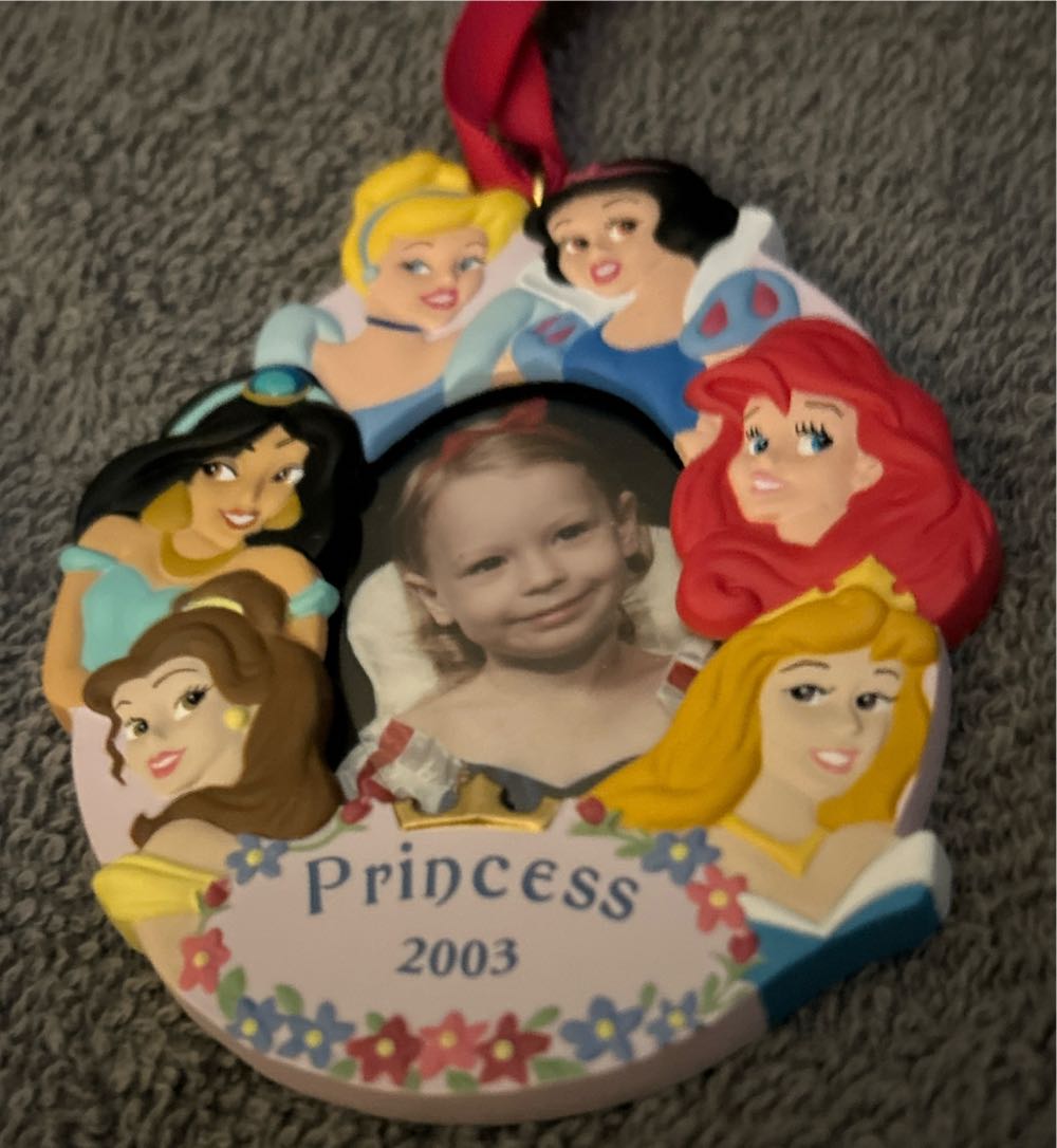 Hallmark Pretty As A Princess Disney Photo Holder Keepsake Ornament - Fur Babies (Disney Picture Ornament) ornament collectible [Barcode 015012747508] - Main Image 2