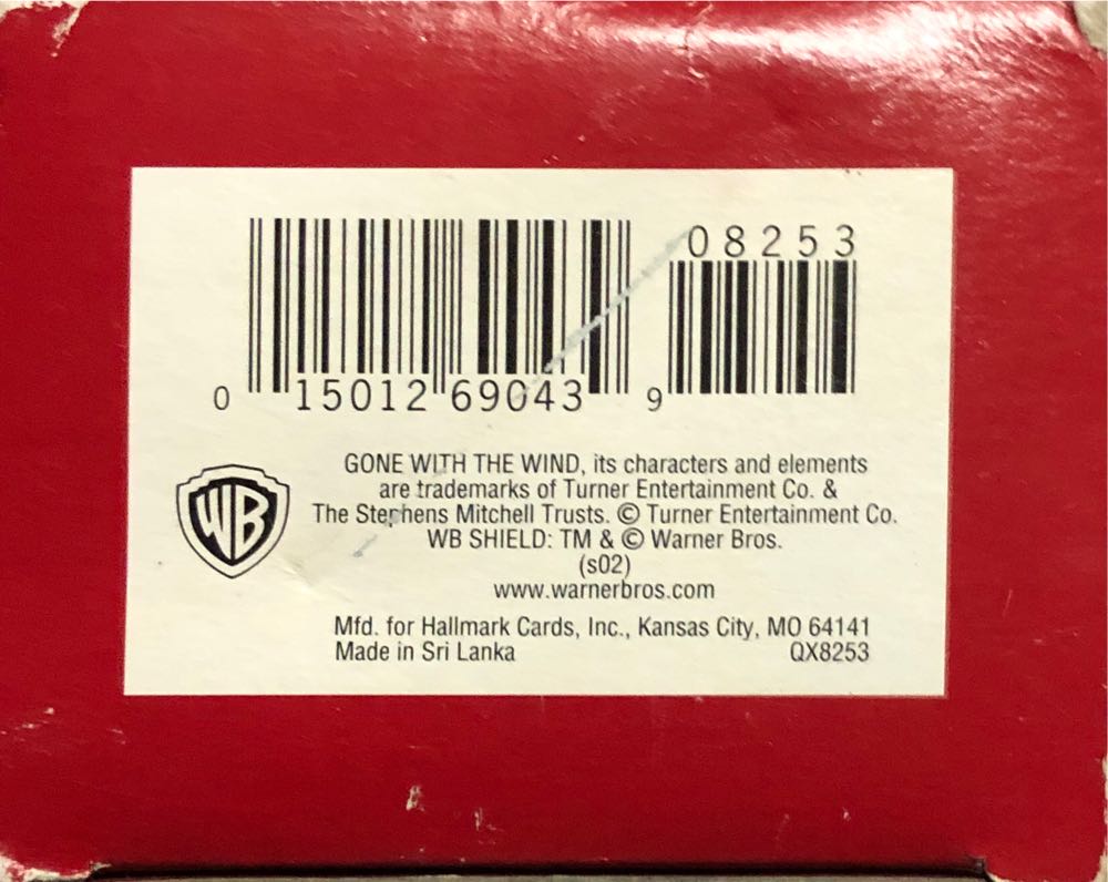 Gone With The Wind- Scarlett O’Hara - Gone With The Wind (Gone With The Wind) ornament collectible [Barcode 015012690439] - Main Image 4