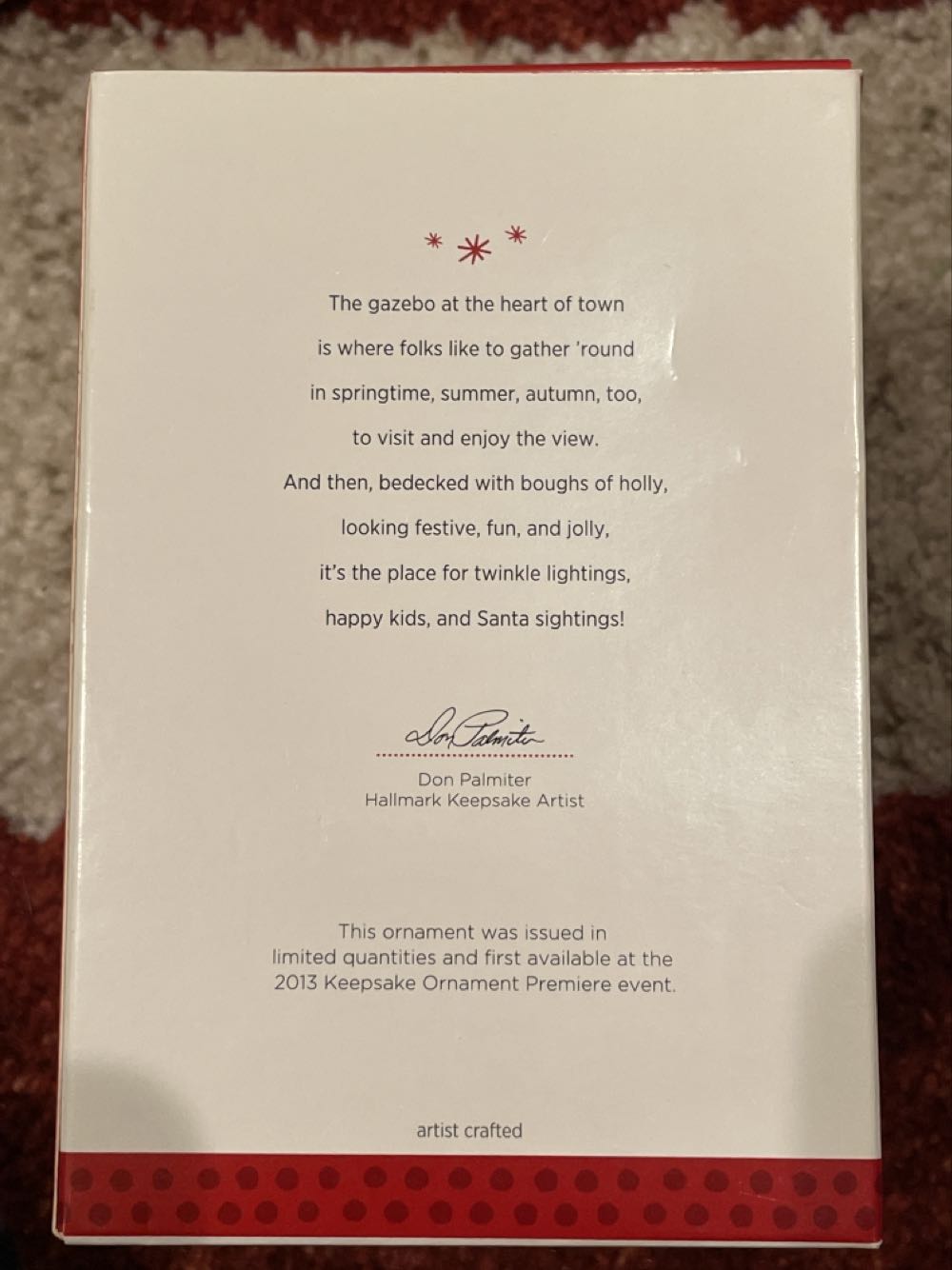 Gazebo (Limited Edition) - Nostalgic Houses And Shops (Buildings) ornament collectible [Barcode 795902355371] - Main Image 2