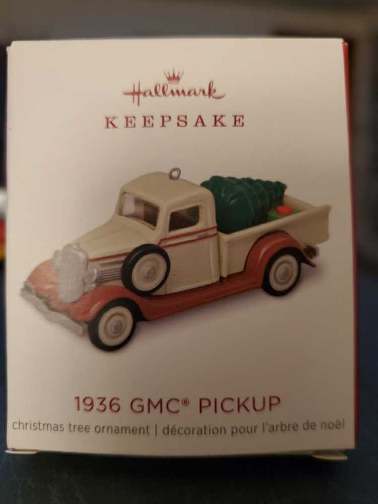 1936 GMC Pickup - Hallmark Keepsake Miniature (Truck (miniature)) ornament collectible [Barcode 763795348084] - Main Image 2