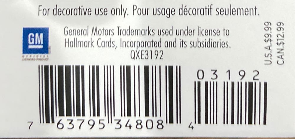 1936 GMC Pickup - Hallmark Keepsake Miniature (Truck (miniature)) ornament collectible [Barcode 763795348084] - Main Image 4