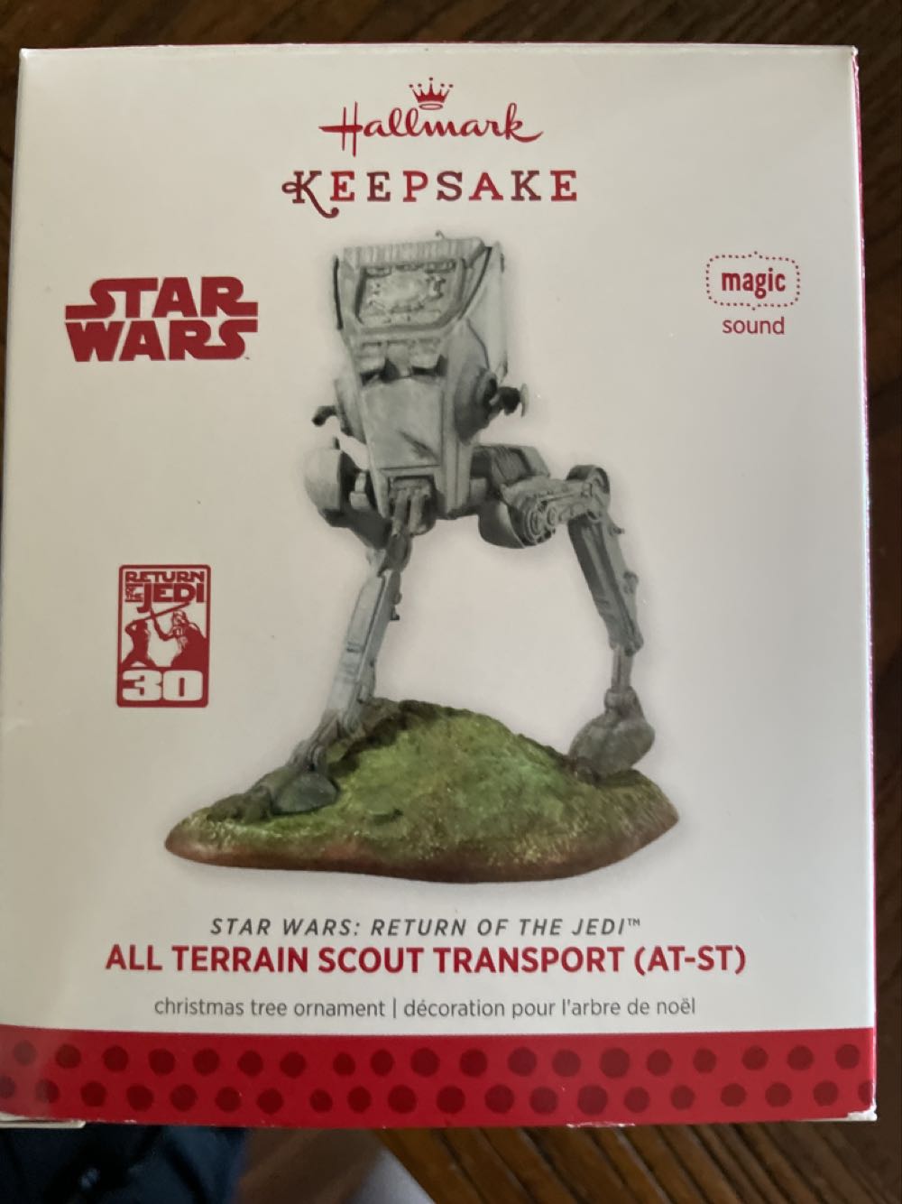 SW All Terrain Scout  ornament collectible - Main Image 1