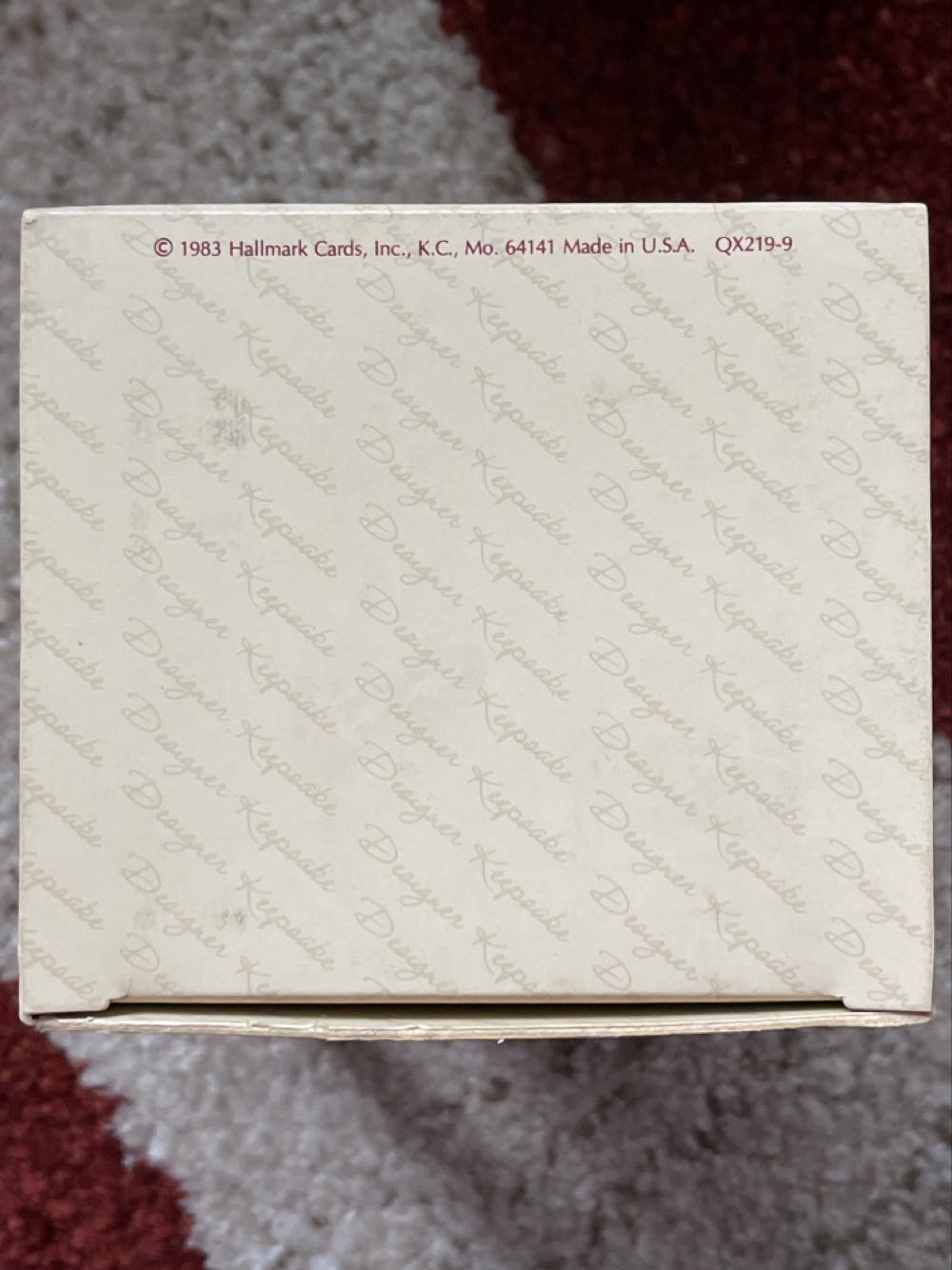 Season’s Greetings (Glass Ball, 1983)  ornament collectible - Main Image 3