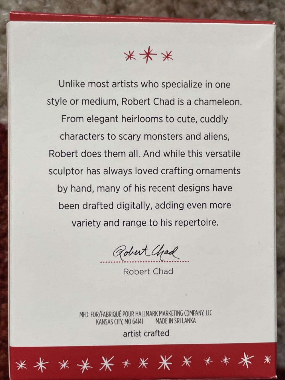 Retro Reindeer  (Retro) ornament collectible [Barcode 763795108466] - Main Image 2