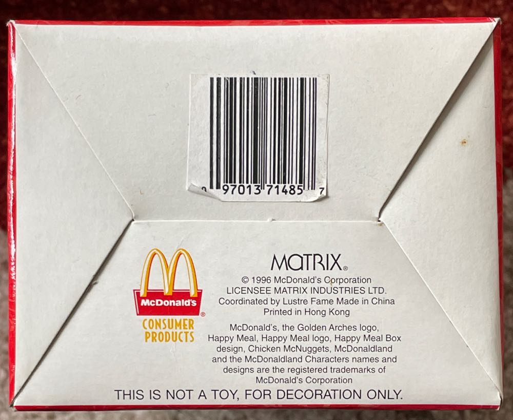 McDonald’s Happy Meal Box Chimney - McDonald’s (Food & Beverage) ornament collectible [Barcode 097013714857] - Main Image 2