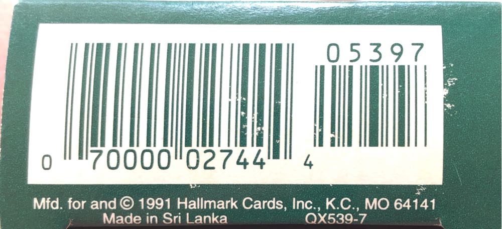 Santa’s Studio - Matchbook Memories (Santa) ornament collectible [Barcode 070000027444] - Main Image 3