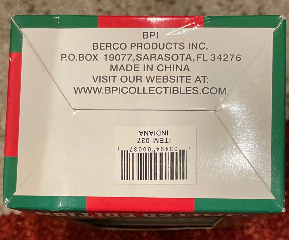 Indiana Hoosiers Christmas Ornament Basketball Santa Ncaa ...  (IU) ornament collectible [Barcode 703494000371] - Main Image 2