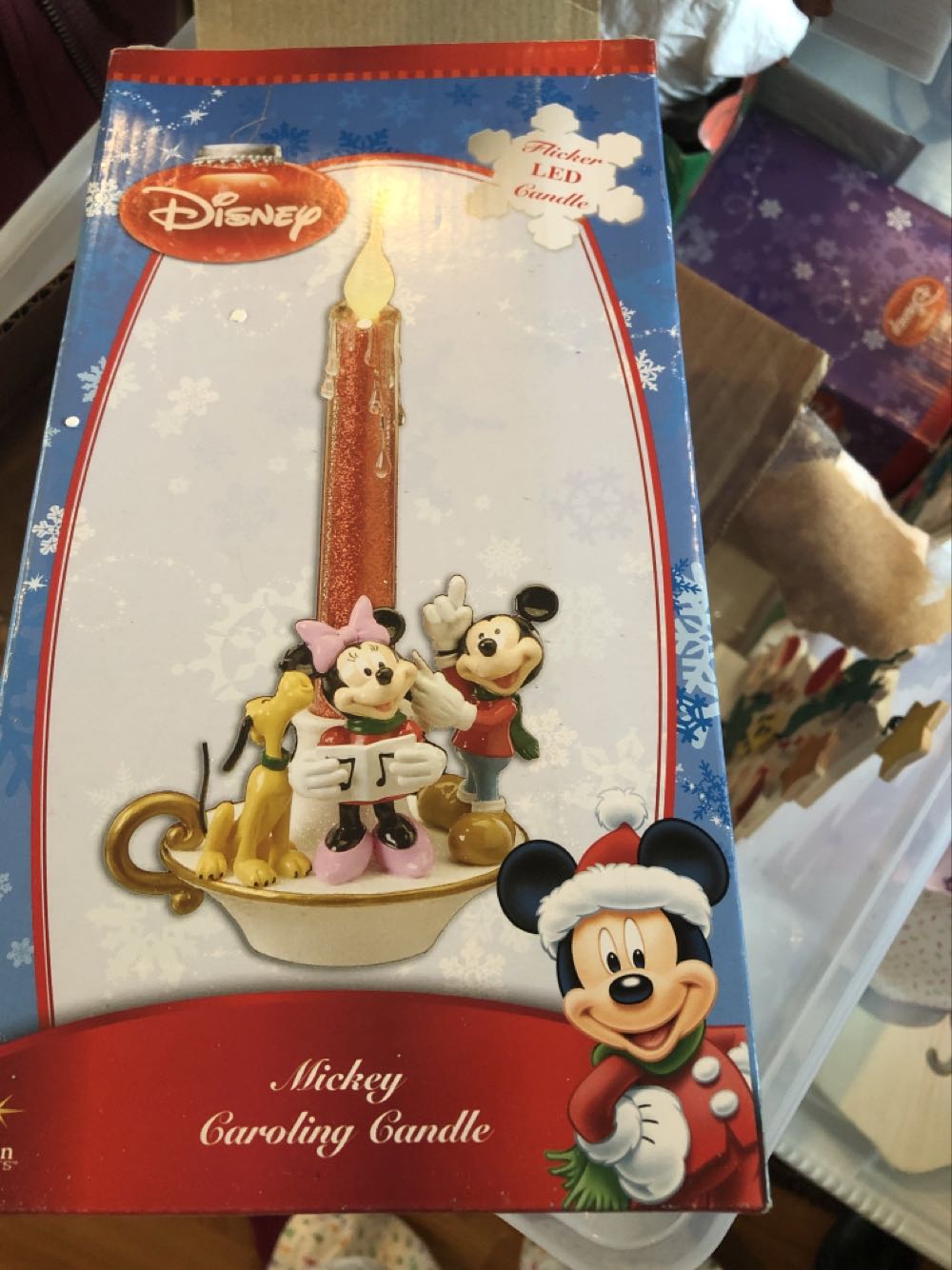 Mickey Candle  ornament collectible [Barcode 089945399660] - Main Image 1
