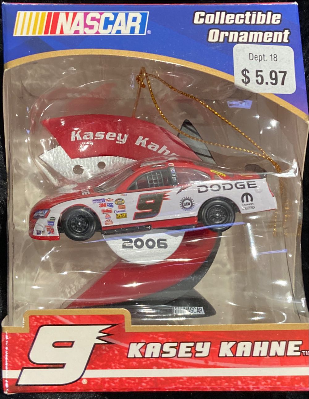 Lot Of 2 Kasey Kahne #9 Nascar Driver Items  ornament collectible [Barcode 781317442102] - Main Image 2