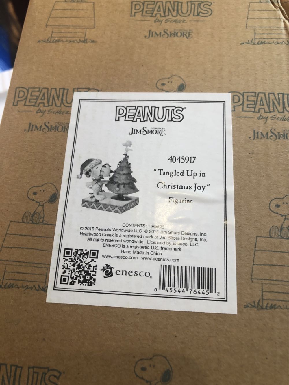 Upc 045544764452 Peanuts By Jim Shore ”snoopy With ...  ornament collectible [Barcode 045544764452] - Main Image 2