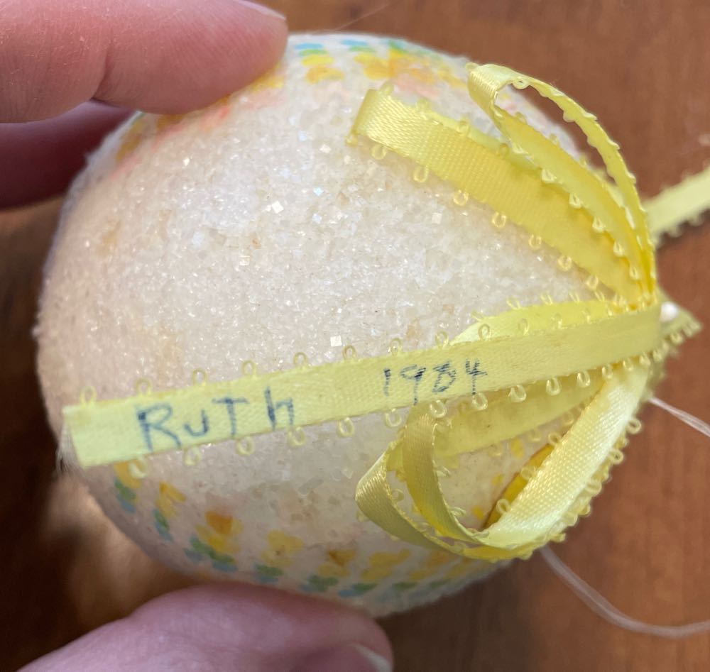 Carebear 1984 -  Grandma Mary made for Ruth ornament collectible - Main Image 2