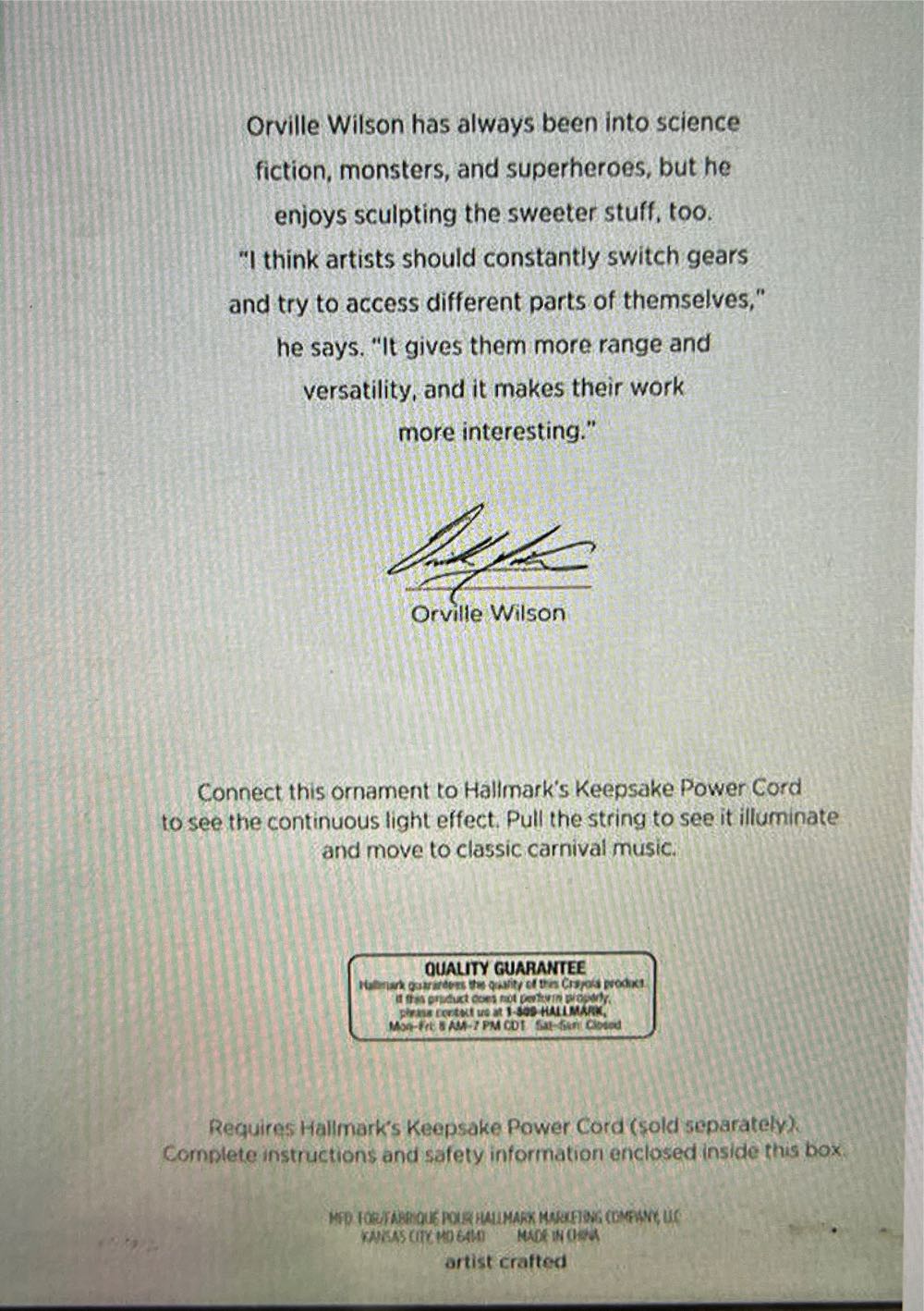 A Beary Colorful Ride Crayola - Christmas Carnival (Carnival Rides) ornament collectible [Barcode 763795296873] - Main Image 3