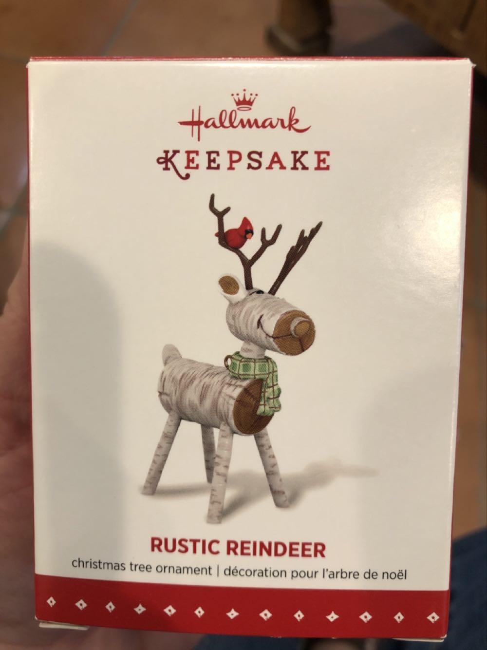 Rustic Reindeer - Birchwood (Birch) ornament collectible [Barcode 763795016105] - Main Image 1