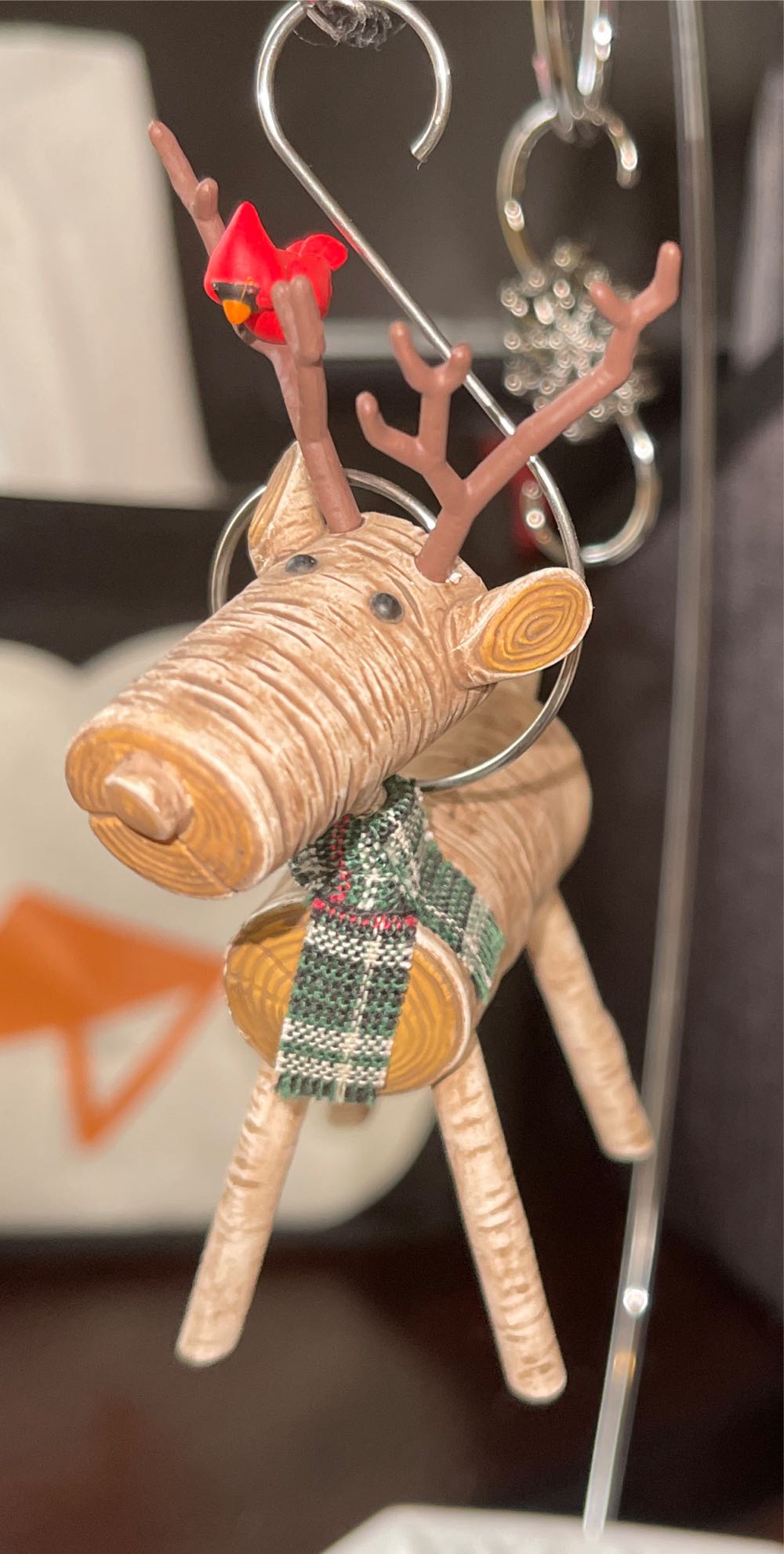 Rustic Reindeer - Birchwood (Birch) ornament collectible [Barcode 763795016105] - Main Image 4