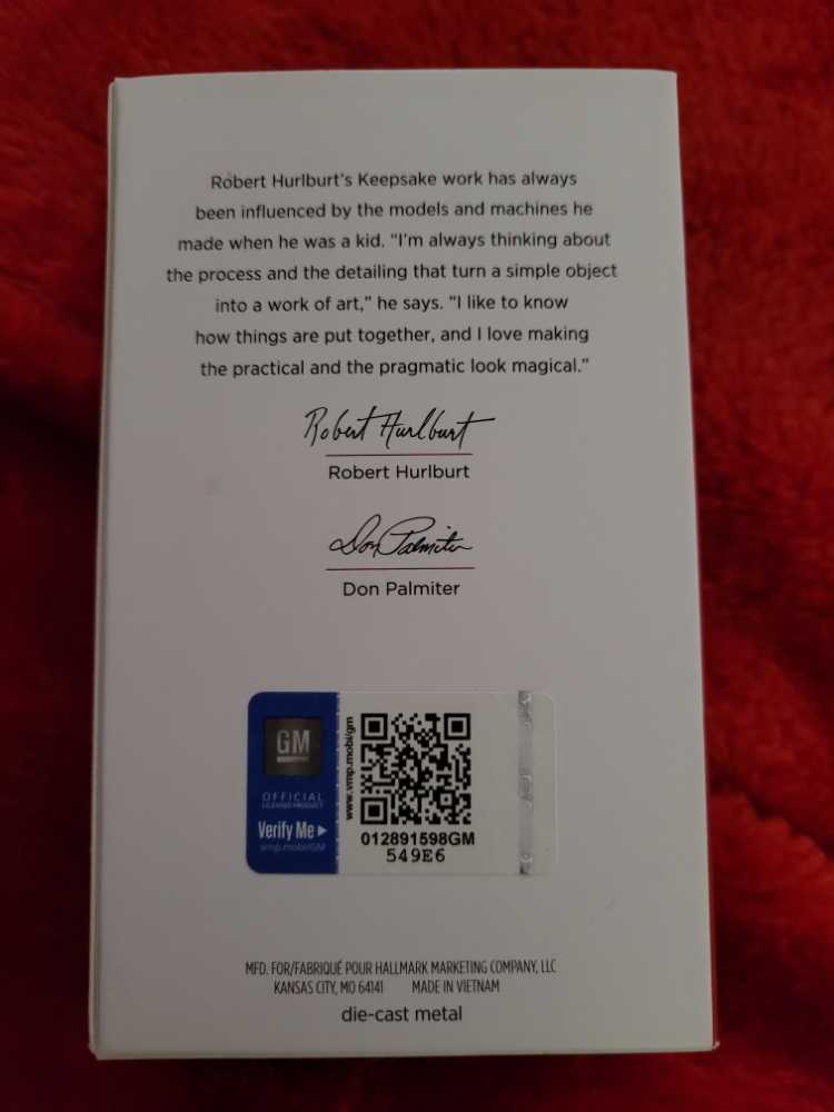1955 Chevrolet Bel Air - Keepsake Kustoms (Cars) ornament collectible [Barcode 763795483709] - Main Image 3