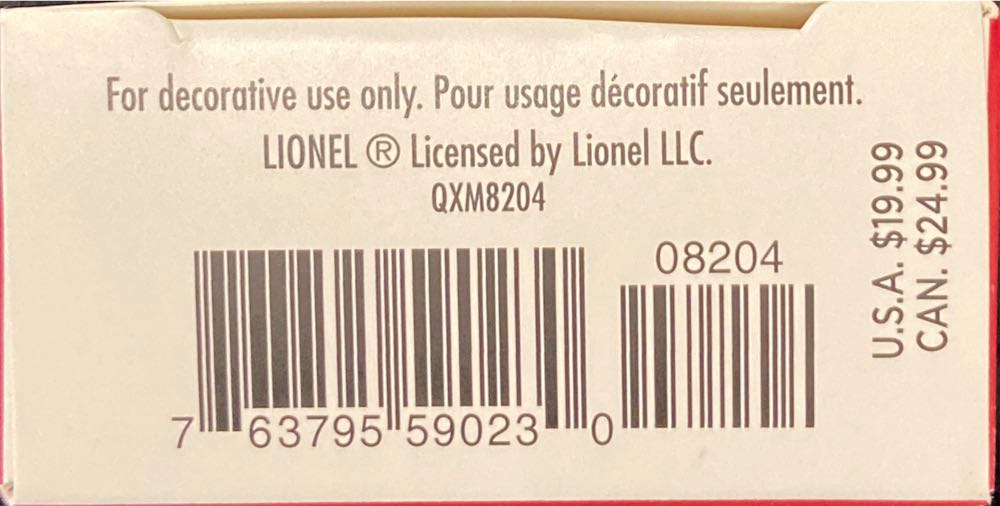MLT‘20 Lionel 2201WS Fireball Express Set - Lionel Train Miniature (Trains) ornament collectible [Barcode 763795590230] - Main Image 4