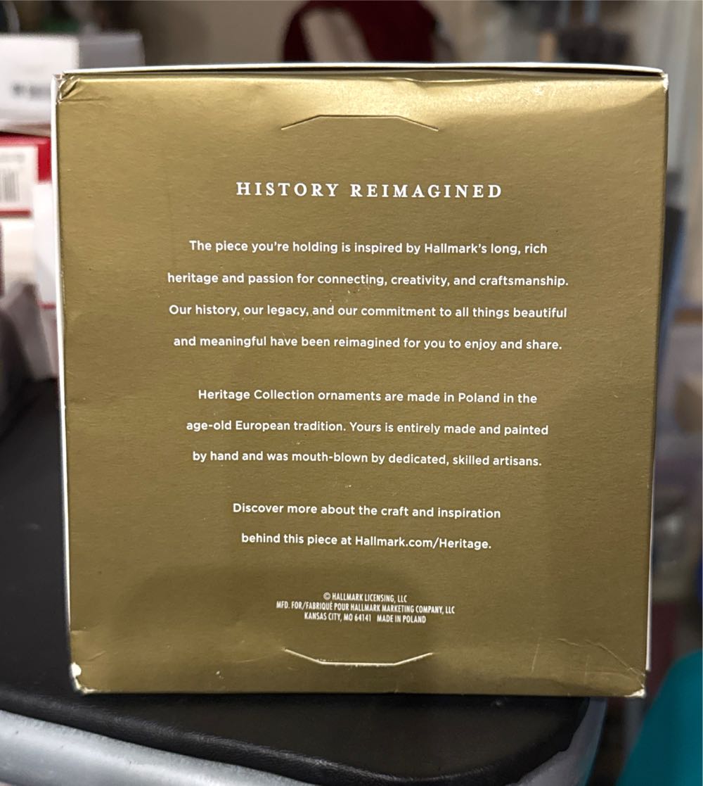 Blue Snowflake Onion - Heritage Collection (Blue Snowflake) ornament collectible [Barcode 763795323234] - Main Image 3