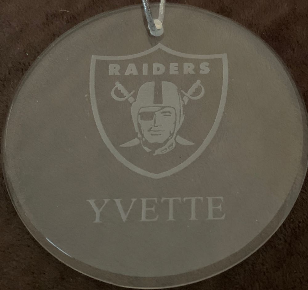 Raiders Shield Yvette  ornament collectible - Main Image 1