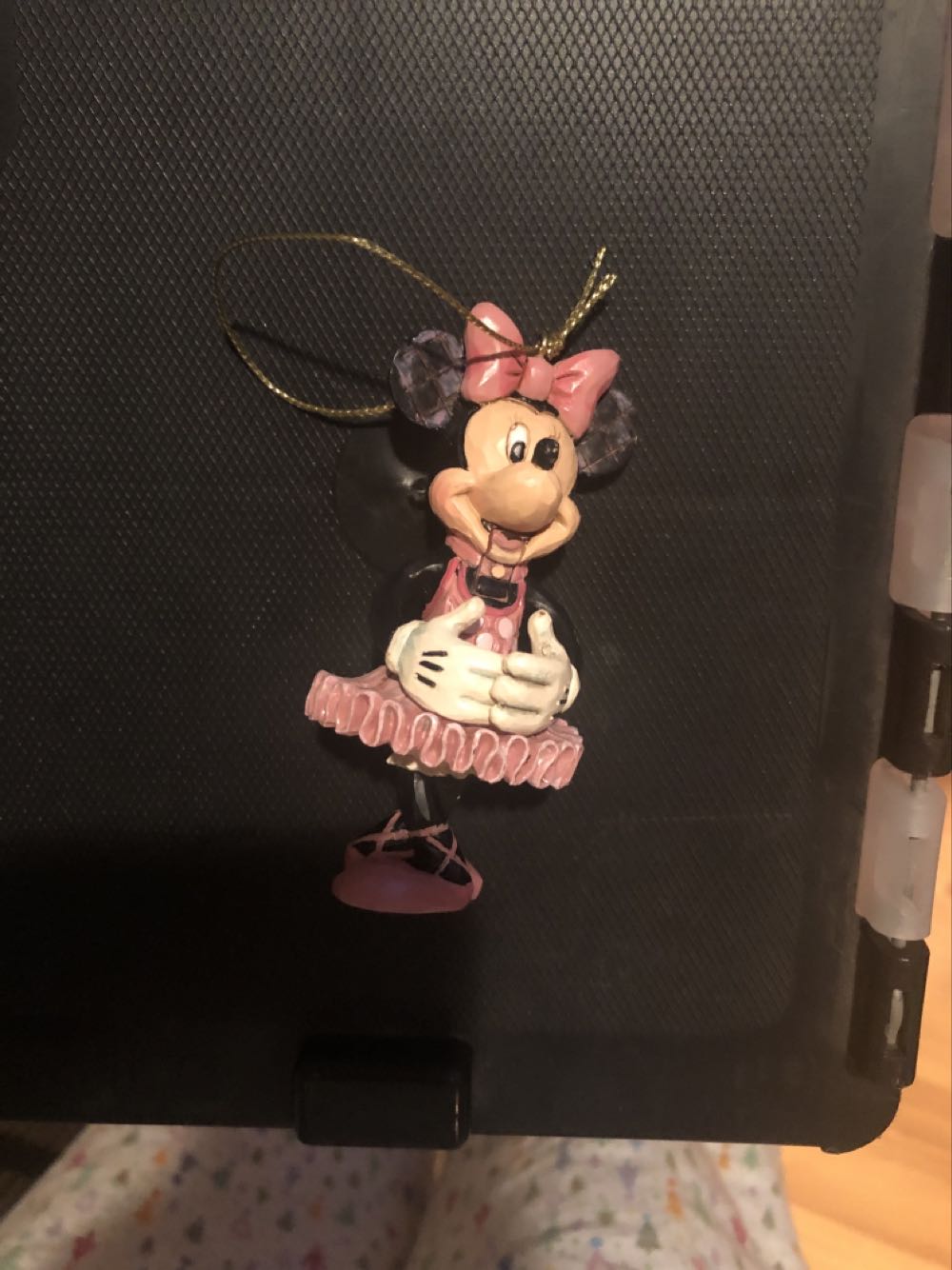 Disney Traditions Minnie Disney Minnie A29382 Christmas Minnie Nutcracker Minnie Mouse Nutcracker Hanging Jim Shore  ornament collectible [Barcode 720322293828] - Main Image 2