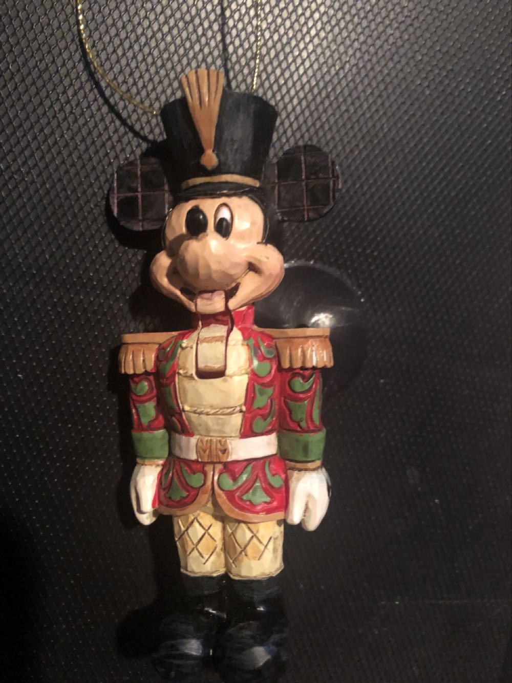 Disney Traditions Mickey Mouse Nutcracker Hanging  ornament collectible [Barcode 720322293811] - Main Image 3