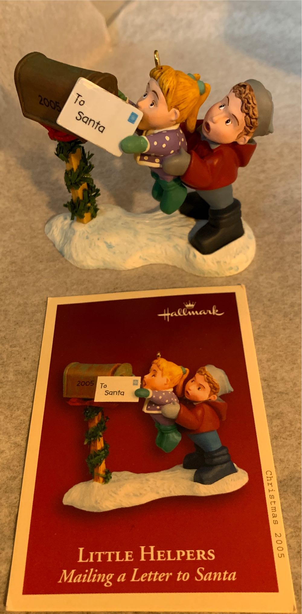 Little Helpers: Mailing A Letter to Santa  (Kids, Letter To Santa) ornament collectible [Barcode 015012876253] - Main Image 3