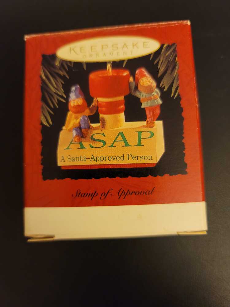 Stamp Of Approval - Elves (Elves) ornament collectible [Barcode 015012107470] - Main Image 2