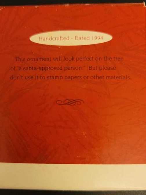 Stamp Of Approval - Elves (Elves) ornament collectible [Barcode 015012107470] - Main Image 3