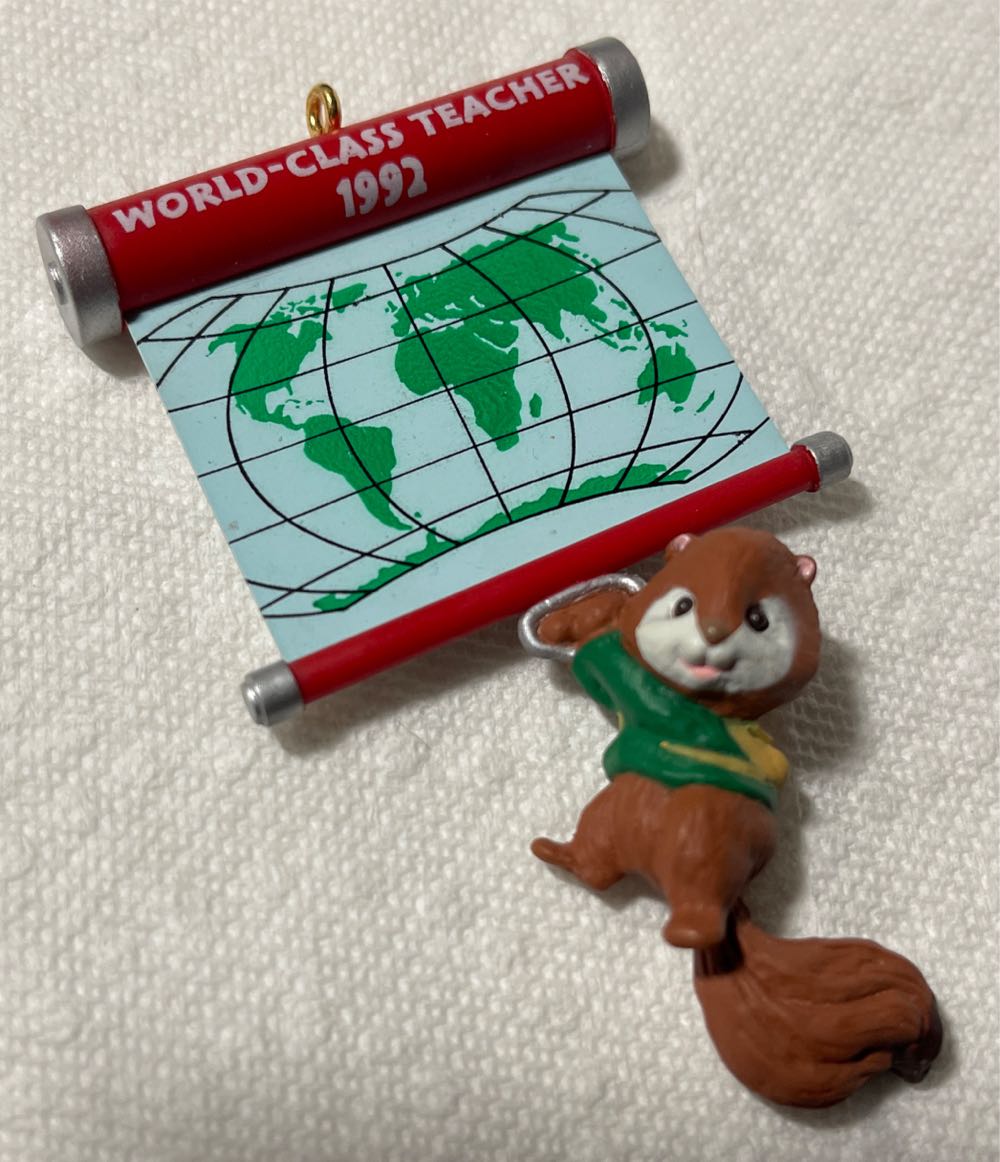 World Class Teacher - Teacher (Animals) ornament collectible [Barcode 070000027437] - Main Image 2