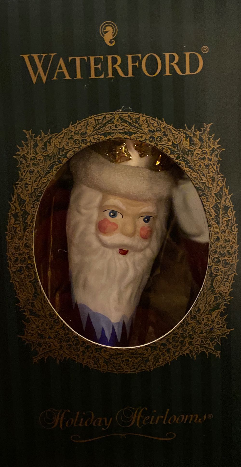 Moon Face Santa  ornament collectible - Main Image 2