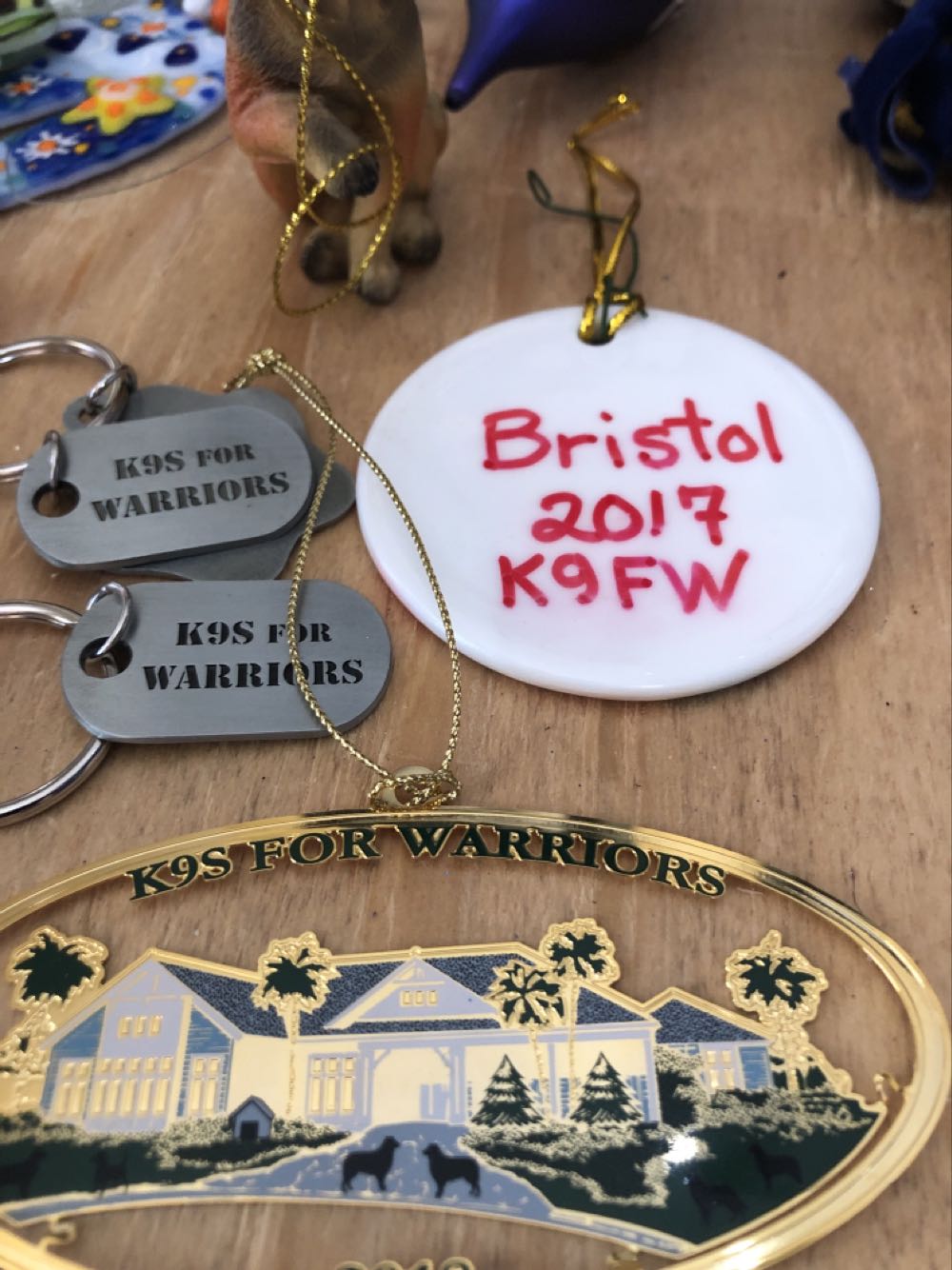 K9s For Warriors Varius  ornament collectible - Main Image 2