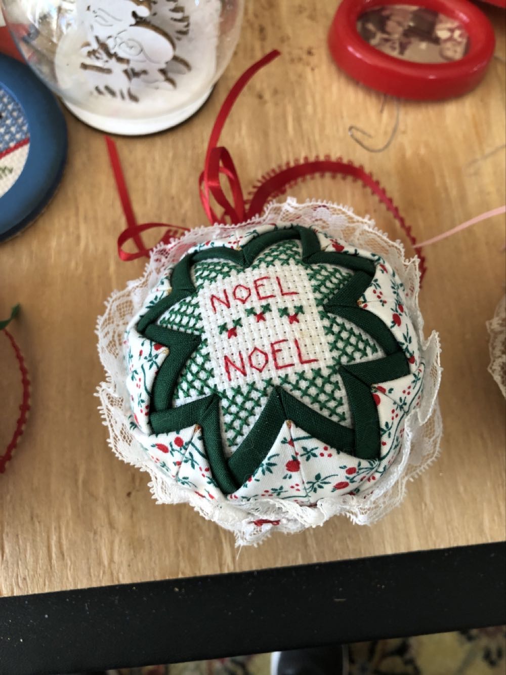 Missey Handmade Crossstitch Balls  ornament collectible - Main Image 2