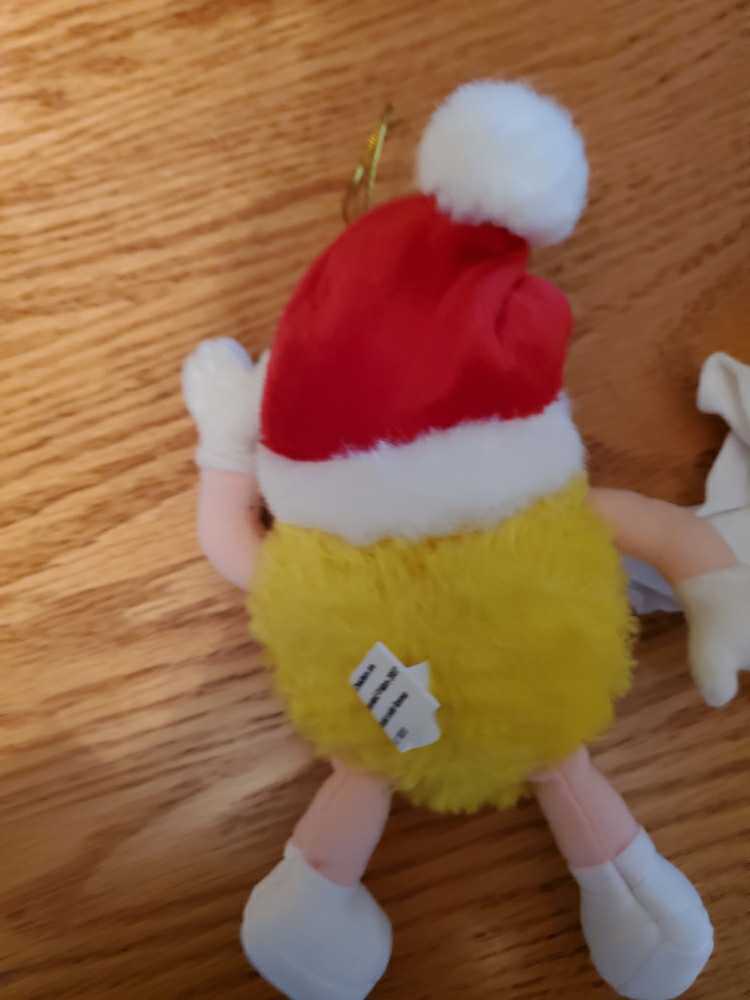 m & m yellow plush  ornament collectible - Main Image 2