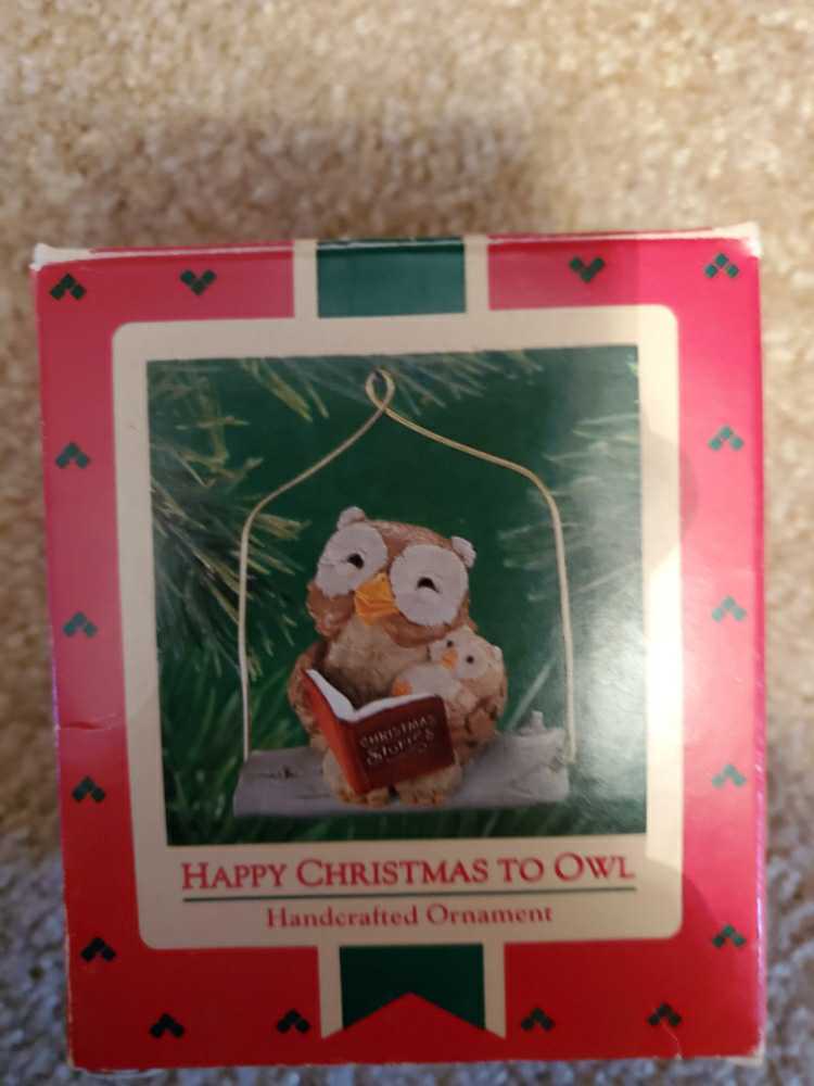 Happy Christmas to Owl  ornament collectible - Main Image 3