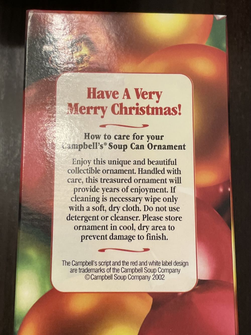 Campbell’s Soup Can - M’m! M’m! Good! - Campbell’s Soup Cans (Food & Beverage) ornament collectible - Main Image 2