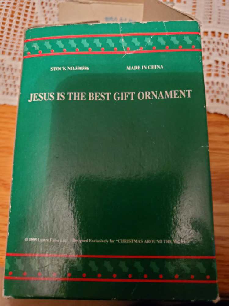 Jesus Is The Best Gift - Christmas Around The World ornament collectible - Main Image 3